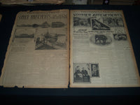 1912 CINCINNATI COMMERCIAL TRIBUNE DRAMA SECTIONS LOT OF 8 ISSUES - NTL 96