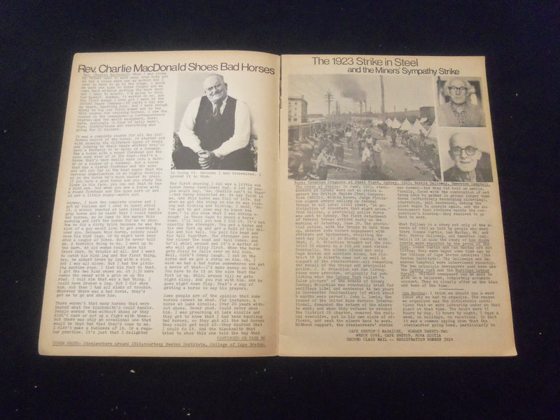 1979 JUNE CAPE BRETON'S MAGAZINE- HISTORY & FUTURE OF CAPE BRETON ISLAND- B 439U