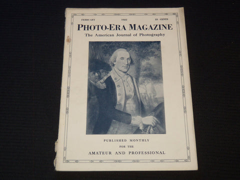 1922 FEBRUARY PHOTO-ERA MAGAZINE - GREAT PHOTOS - SP 3253E