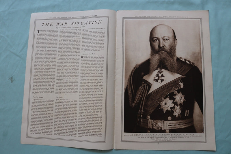 1914 DEC 10 NEW YORK TIMES MID-WEEK PICTORIAL WAR EXTRA-PRINCE OF WALES- NP 9111