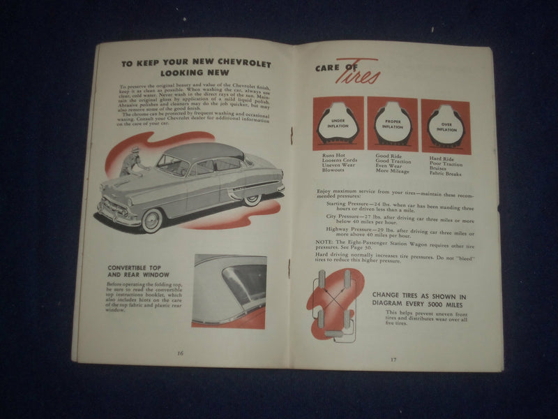 1953 NEW CHEVROLET GUIDE - J 6437
