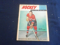 1961 FEBRUARY HOCKEY PICTORIAL MAGAZINE - RALPH BACKSTROM COVER - ST 200M