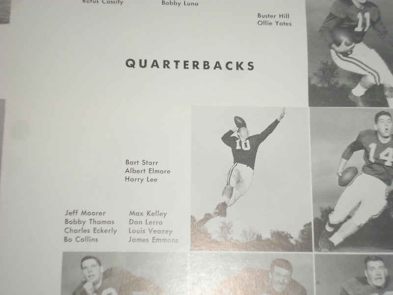 1955 THE COROLLA UNIV. OF ALABAMA YEARBOOK - TUSCALOOSA, AL- BART STARR -YB 2428