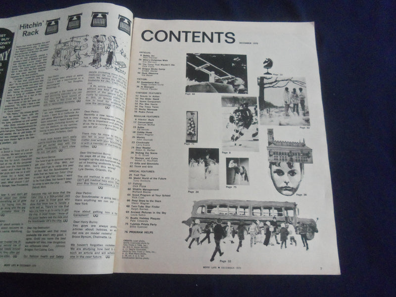 1970 DECEMBER BOYS' LIFE MAGAZINE - BOBBY ORR COVER - SP 6481T