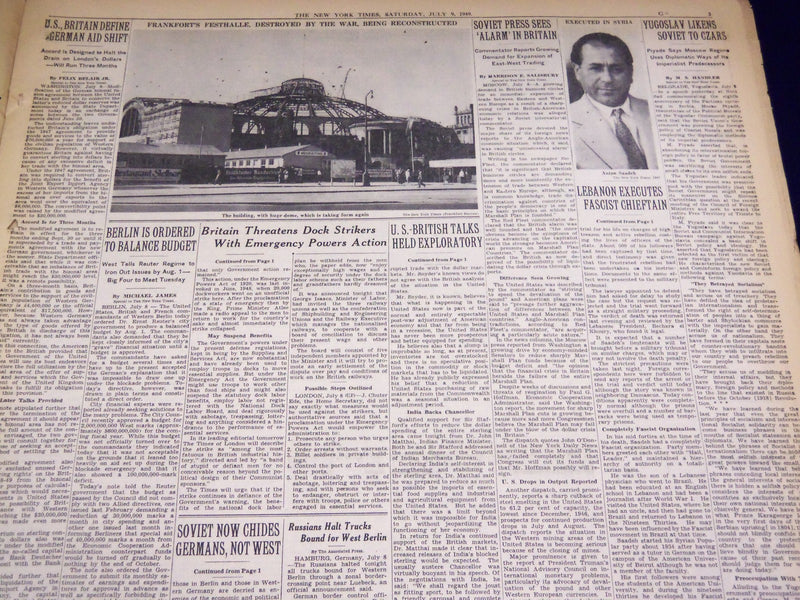 1949 JULY 9 NEW YORK TIMES - JURY IN HISS CASE DISMISSED 8-4 CONVICTION- NT 2646