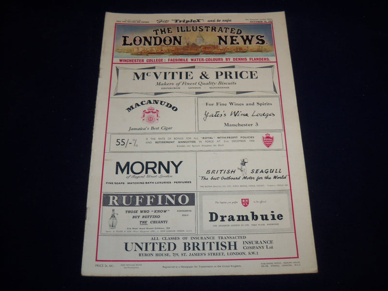 1959 OCTOBER 10 ILLUSTRATED LONDON NEWS MAGAZINE - NAGOYA AREA JAPAN - E 8038