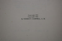 1912 CAMPBELL'S ACTUAL ACCOUNTING HARDCOVER BOOK BY THOMAS CAMPBELL - KD 9586
