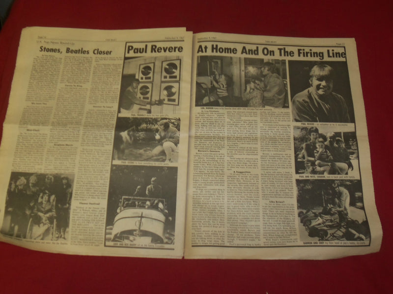 1967 SEP 9 THE BEAT NEWSPAPER - THE BEATLES - PHOTOS, ARTICLES & ADS - NP 3920