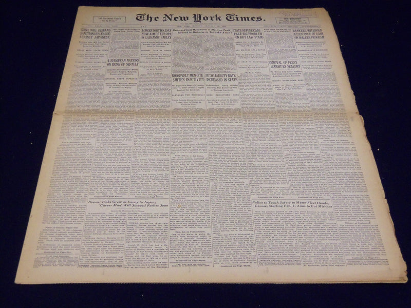 1932 JANUARY 18 NEW YORK TIMES - ORNAMENTS FOUND IN MEXICAN TOMB - NT 4061