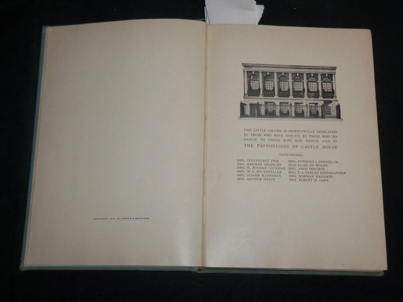 1914 MODERN DANCING HARDCOVER BOOK BY MR. & MRS. VERNON CASTLE - KD 6719
