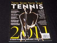 2011 JANUARY TENNIS MAGAZINE - MASTER 10 SHOTS FRONT COVER - E 2295