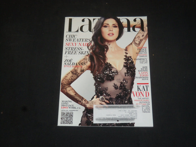 2013 NOVEMBER LATINA MAGAZINE - KAT VON D - SP 7468