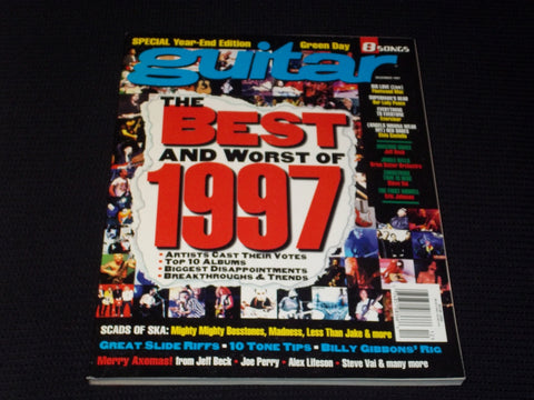 1997 DECEMBER GUITAR MAGAZINE - BEST OF 1997 FRONT COVER - E 262
