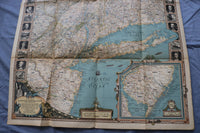 1939 THE REACHES OF NEW YORK CITY FOLDING MAP - K 3207