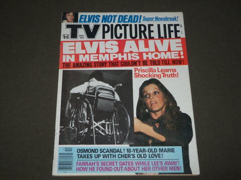 1977 DECEMBER TV PICTURE LIFE MAGAZINE - PRISCILLA PRESLEY COVER - CW 584