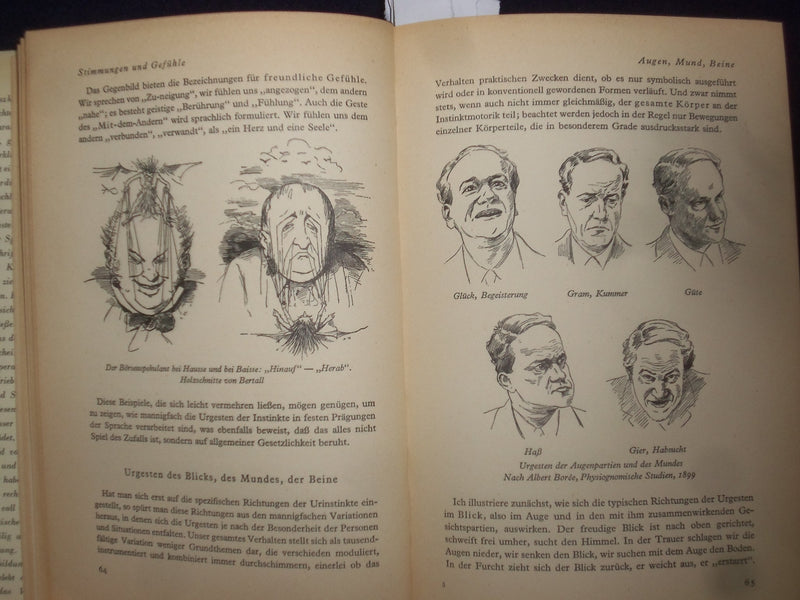 1951 MENSCHEN KENNTNIS HARDCOVER BOOK-RICHARD MULLER-FREIENFELS-GERMAN - KD 9002