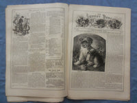 1873-1877 CARRIER DOVE NEWSPAPER -PROTESTAND EPISCOPAL CHURCH-LOT OF 60- NP 8413