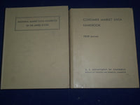 1939 INDUSTRIAL & CONSUMER MARKET DATA HANDBOOK LOT OF 2 - GREAT INFO. - KD 2181