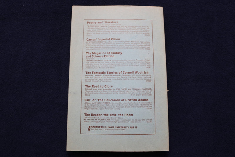 1981 SUMMER THE SEWANEE REVIEW SOFTCOVER BOOK-LOUIS D. RUBIN ESSAY SIGNED- K 738