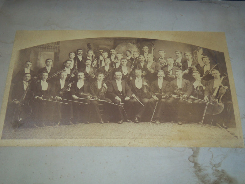 OLD ORCHESTRA MOUNTED PHOTO - 17x24 - #7