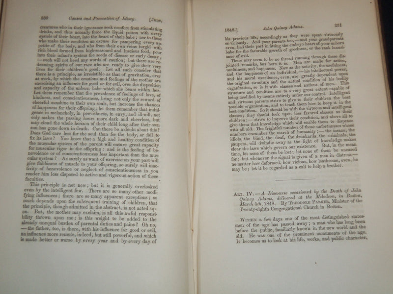 1849 THE MASSACHUSETTS QUARTERLY REVIEW BOUND VOLUME NO. 2 - KD 5633D