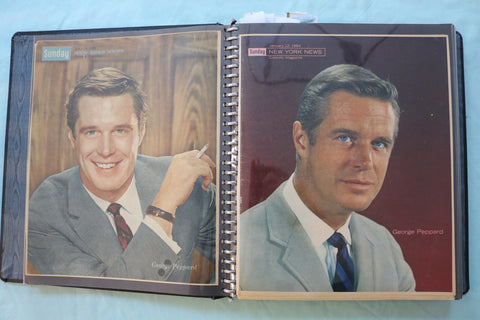 HOLLYWOOOD STARS SCRAPBOOK - MAGAZINE PHOTOS - GINGER ROGERS-ROBERT REDFORD- #39
