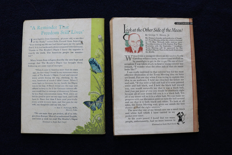 1944 READER'S DIGEST MAGAZINE - LOT OF 10 - O 3447