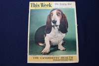 1952 OCTOBER 5 THIS WEEK MAGAZINE - SOMEBODY LOVES ME MOVIE AD - E 22958