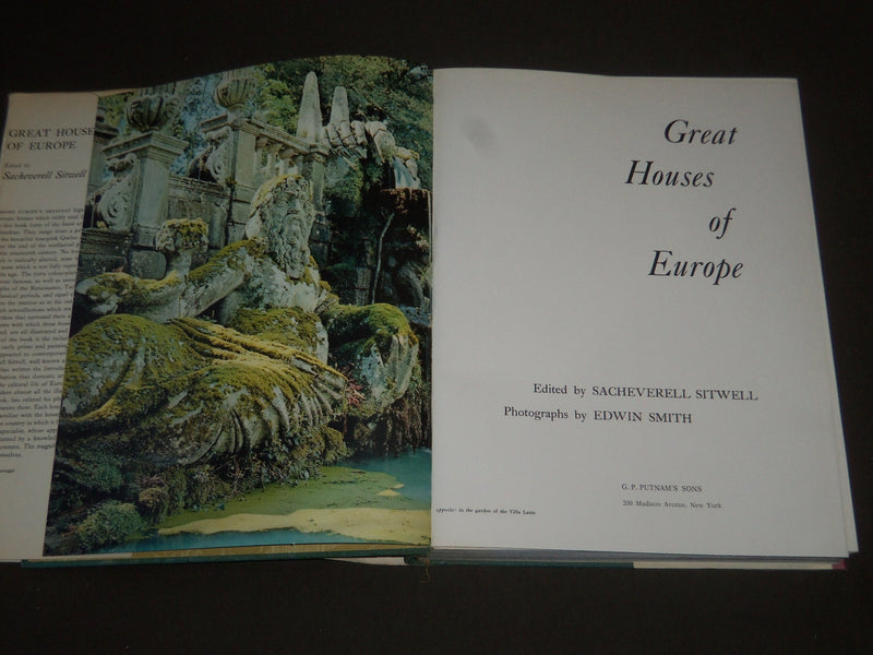 1964 GREAT HOUSES OF EUROPE BY SACHEVERELL SITWELL 2ND IMPRESSION BOOK - I 574