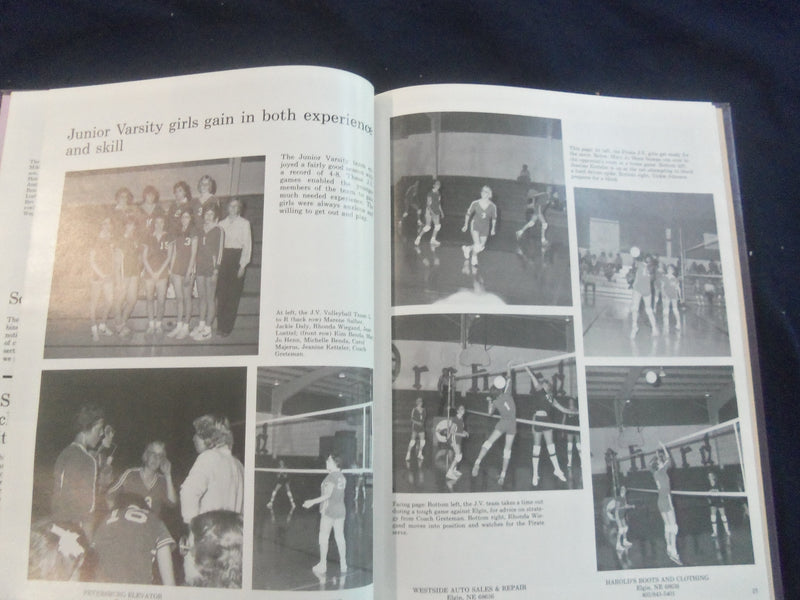 1982 PIRATEER PETERSBURG HIGH SCHOOL YEARBOOK - PETERSBURG, NEBRASKA - YB 2832