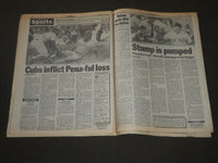 1990 JUNE 12 NY POST & DAILY NEWS NEWSPAPER LOT OF 2 - NOLAN RYAN - NP 2533