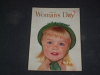 1953 MARCH WOMAN'S DAY MAGAZINE - GIRL IN HAT COVER - B 4051