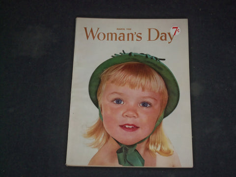 1953 MARCH WOMAN'S DAY MAGAZINE - GIRL IN HAT COVER - B 4051