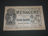 1905 NOUVELLES GALERIES MENAGERE GRANDES OCCASIONS FRENCH CATALOGUE - FR 723