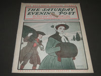 1901 DECEMBER 21 THE SATURDAY EVENING POST MAGAZINE - ILLUSTRATED COVER - SP 563