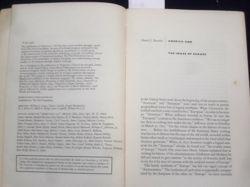 1956 PERSPECTIVES USA #14 - WINTER - THURBER - AUDEN - J 5853