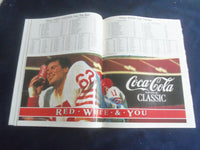 1986 OCTOBER 11 FOOTBALL PROGRAM - WEST VIRGINIA UNIV VS MIAMI UNIV - SP 4686S