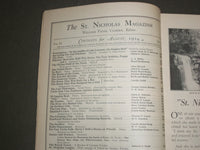 1924 AUGUST ST. NICHOLAS MAGAZINE - ILLUSTRATIONS, STORIES & ADS - B 4638