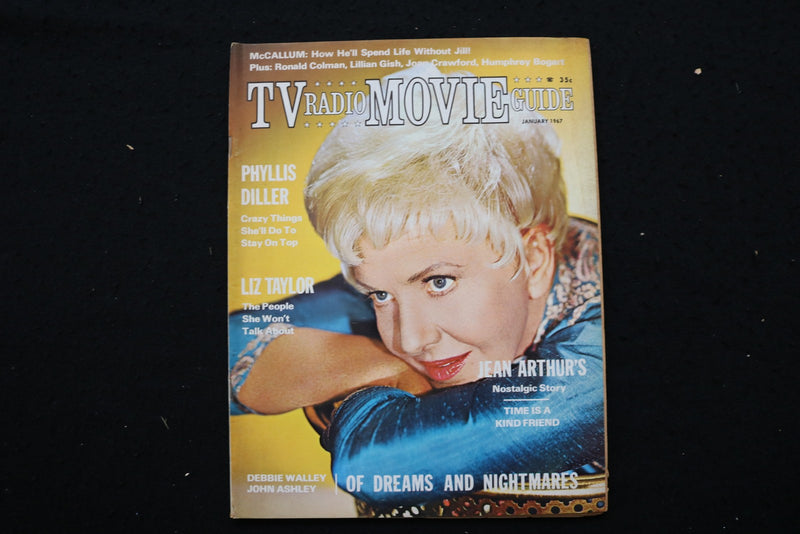 1967 JANUARY TV RADIO MOVIE GUIDE MAGAZINE - JEAN ARTHUR COVER - E 25439