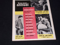 1960 ANNUAL SCREEN STORIES MAGAZINE - TONY CURTIS JANET LEIGH COVER - E 14096