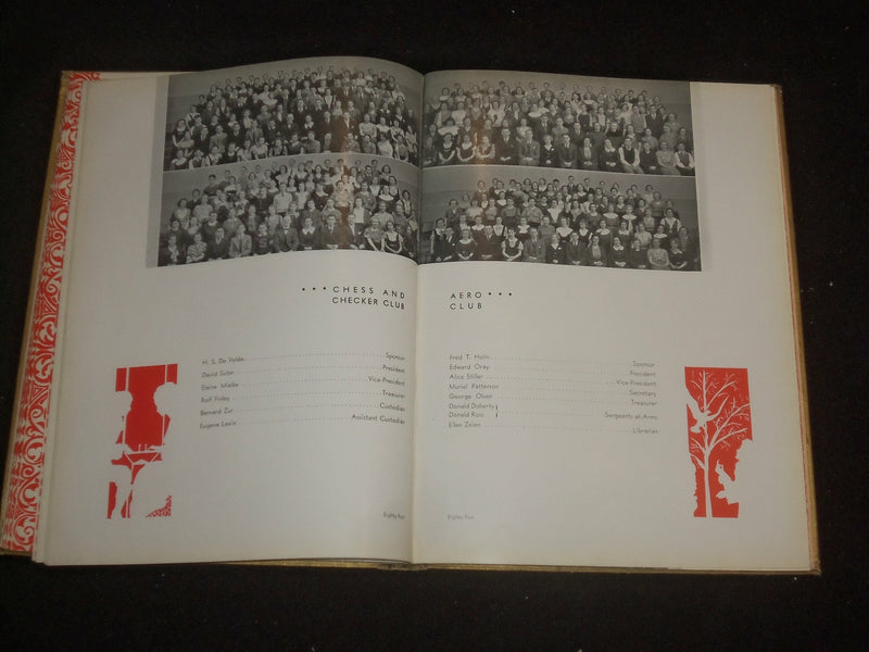 1933 SCHURZONE CARL SCHURZ SENIOR HIGH SCHOOL YEARBOOK - CHICAGO, IL - YB 1984