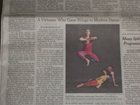 2018 AUGUST 31 NEW YORK TIMES - PAUL TAYLOR DIED - 1930-2018