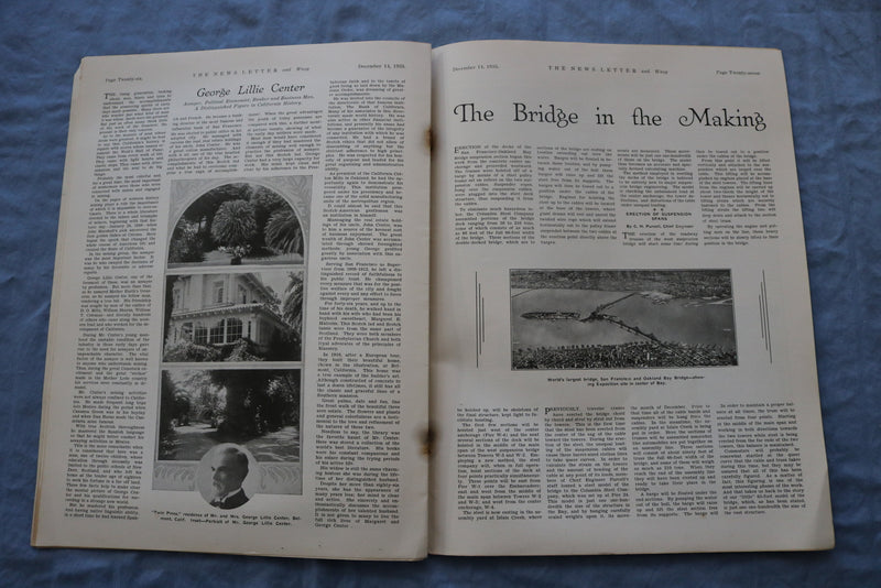 1935 DECEMBER 14 NEWS LETTER AND WASP MAGAZINE- PHOTOS, STORIES & ADS - SP 4785N