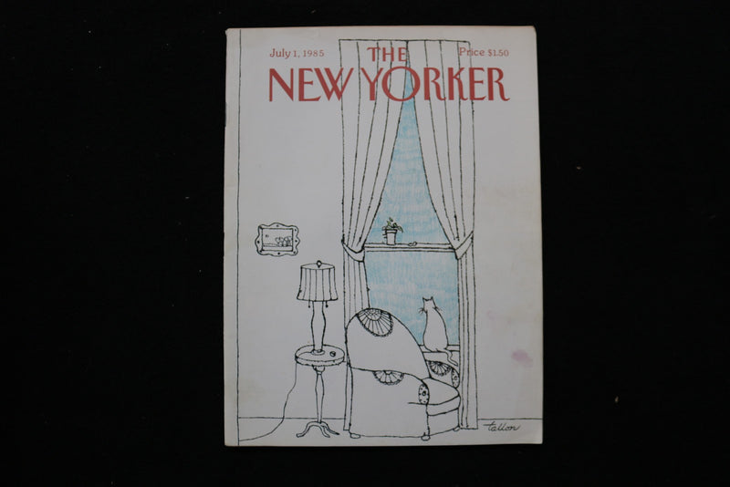 1985 JULY 1 NEW YORKER MAGAZINE - GREAT ILLUSTRATED COVER - NY 3226