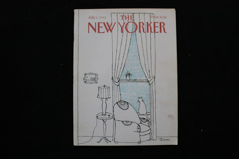 1985 JULY 1 NEW YORKER MAGAZINE - GREAT ILLUSTRATED COVER - NY 3226
