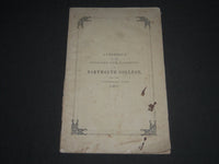 1847-1848 DARTMOUTH COLLEGE CATALOGUE - SOFTCOVER - J 2337