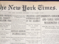 1917 DECEMBER 1 NEW YORK TIMES - BOLSHEVIKI CARRY 6 PETROGRAD SEATS - NT 8248