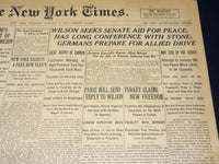 1917 JANUARY 2 NEW YORK TIMES - TURKEY CLAIMS NEW FREEDOM - NT 8732