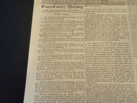 1871 NOVEMBER 8 ESSEX COUNTY MERCURY NEWSPAPER - ELECTION RESULTS - NP 3971