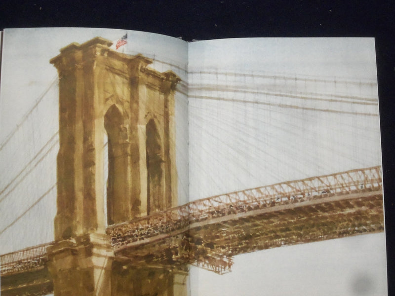 2012 MANHATTAN IN DETAIL-INTIMATE PORTRAIT IN WATERCOLOR HARDCOVER BOOK- KD 8694